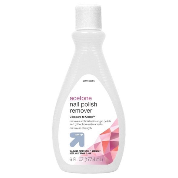 Acetone Nail Polish Remover - 6oz - Up & Up™ : Target