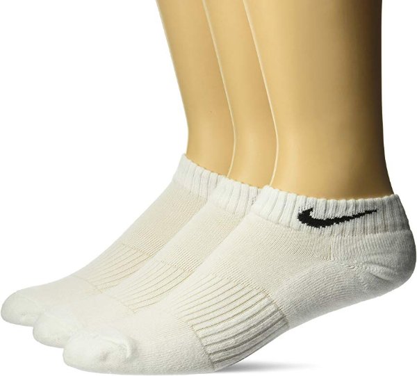 Nike 低帮休闲运动袜 白色3双