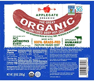 Amazon Fresh Deal of Week: Applegate Organic  热狗 Hot Dog