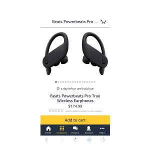 $175 Beats Powerbeats Pro True Wireless Earphones促销
