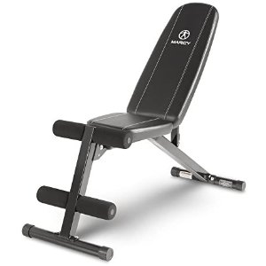 $93.53 Amazon.com : Marcy Multi-Position Workout Utility Bench for Home Gym Weightlifting and Strength Training SB-10115, Black : Sports & Outdoors健身椅