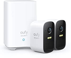 eufy Security 2C 家庭安全系统 2×1080P摄像头+Hub
