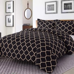 $27.19 Shatex 3 Pieces Bedding Comforter Set – Ultra Soft 100% Microfiber Polyester 被子三件套