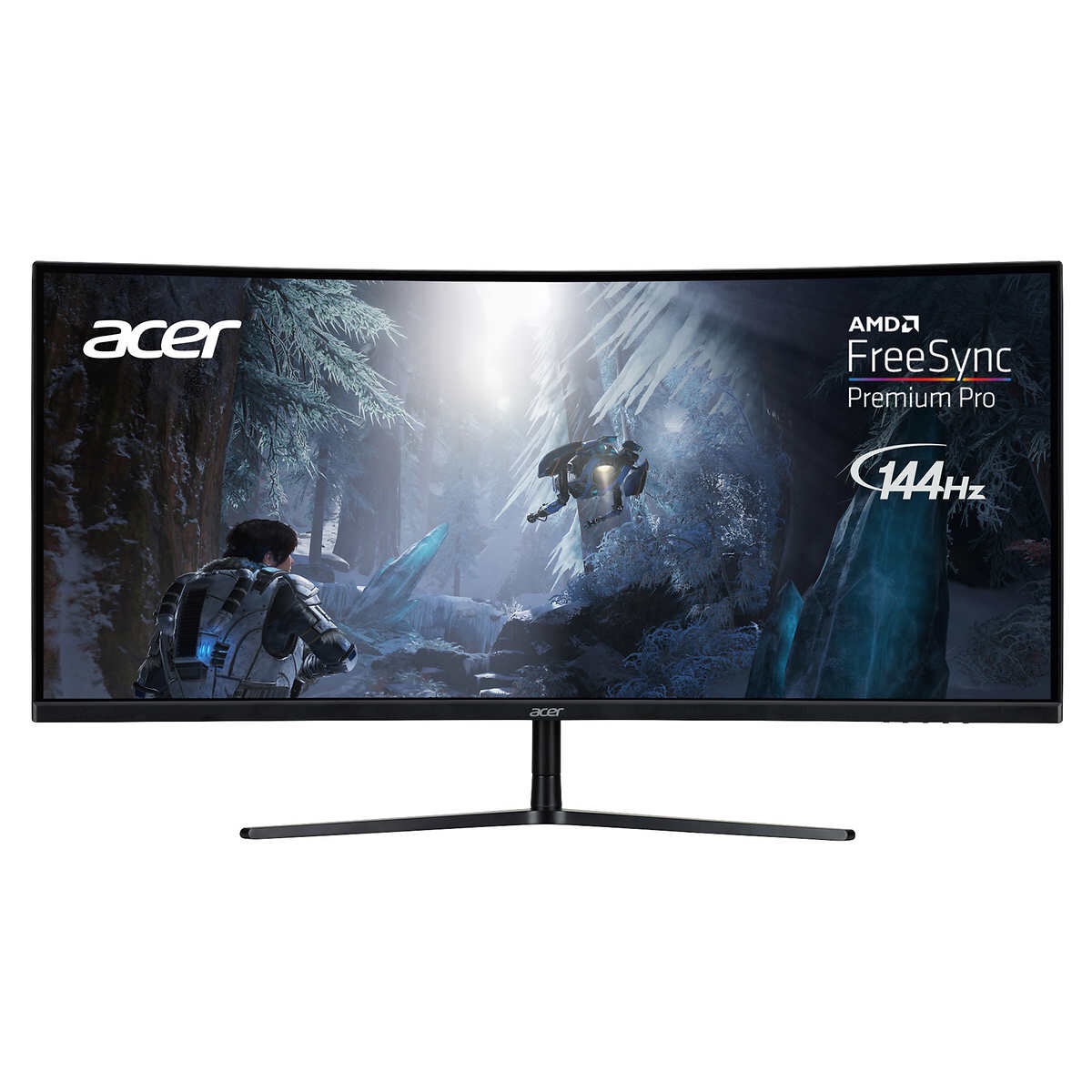 Acer 34" Class QHD FreeSync Curved Gaming Monitor Acer 34寸曲屏电竞显示器