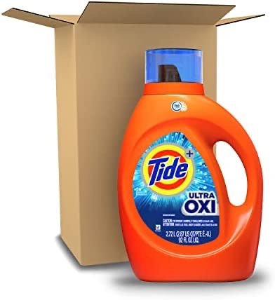 Ultra Oxi Laundry Detergent Liquid Soap, High Efficiency (HE), 59 Loads