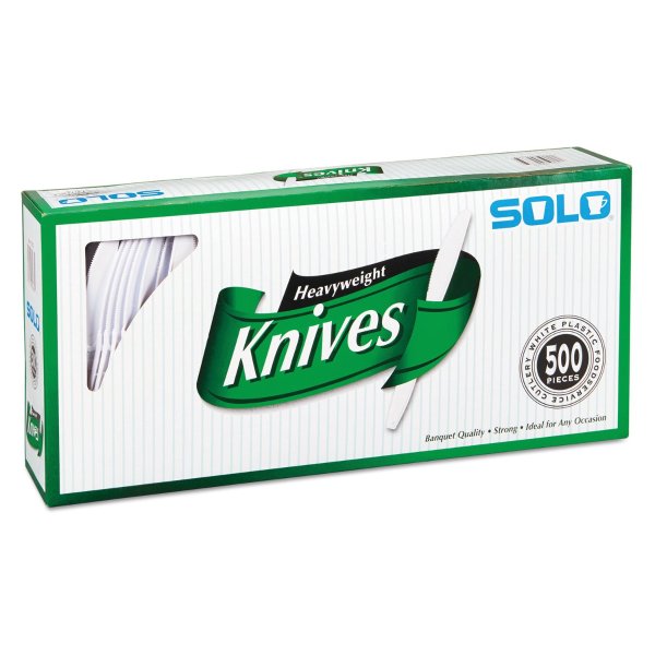 SOLO Cup Company Heavyweight Plastic Knives, 500 Count, White - Walmart.com - Walmart.com
