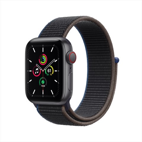 $249.99(原价$309.99) 史低价：Apple Watch SE 44mm GPS 黑色- 北美省 