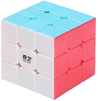三阶魔方 YCBABY Qiyi Warrior W Speed Cube 3x3- Stickerless Magic Cube 3x3x3 Puzzles Toys (56mm)