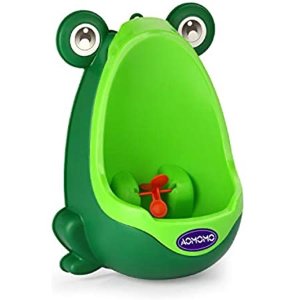 Foryee Cute Frog Potty Training Urinal for Boys with Funny Aiming Targe
