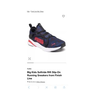 $40 Puma Big Kids Softride Rift Slip-On Running Sneakers from Finish Line & Reviews - Finish Line Kids Shoes - Kids - Macy s