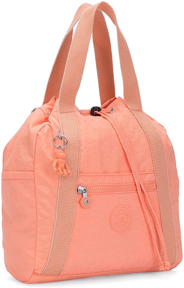 背包Amazon.com: Kipling Art Small Tote Backpack, peachy coral: Clothing