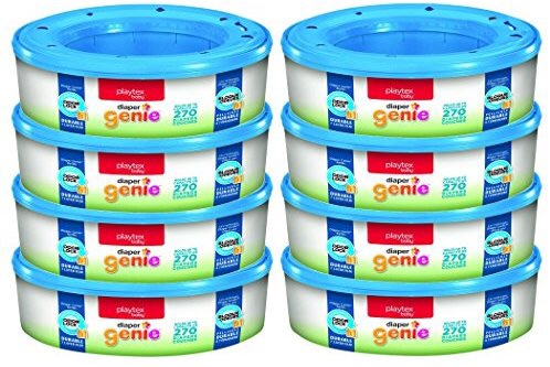 Playtex Diaper Genie 幼儿尿布收集桶塑料袋，270个/盒，共8套，