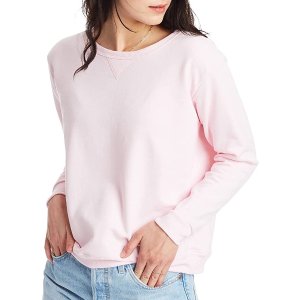 Hanes Women's Crewneck Sweatshirt, EcoSmart Fleece Women's Pullover Sweatshirt, Sweatshirt for Women