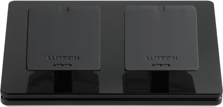 Lutron Caseta Wireless Dual-Pedestal for Pico Remote, L-PED2-BL, Black - Switch Plates - Amazon.com