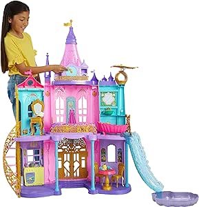 还能降啊！Mattel 迪士尼公主城堡 带灯光和音效