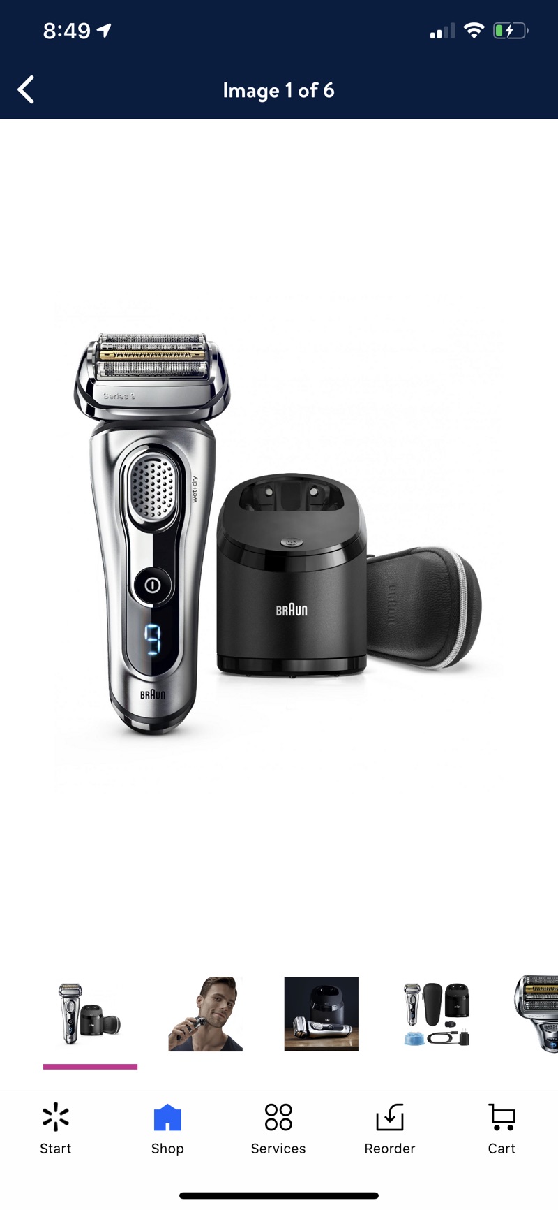 $40 Mail-In Rebate Available Braun Series 9 9290cc Mens Wet Dry Electric Shaver with Clean Station - Walmart.com - Walmart.com 最新9系