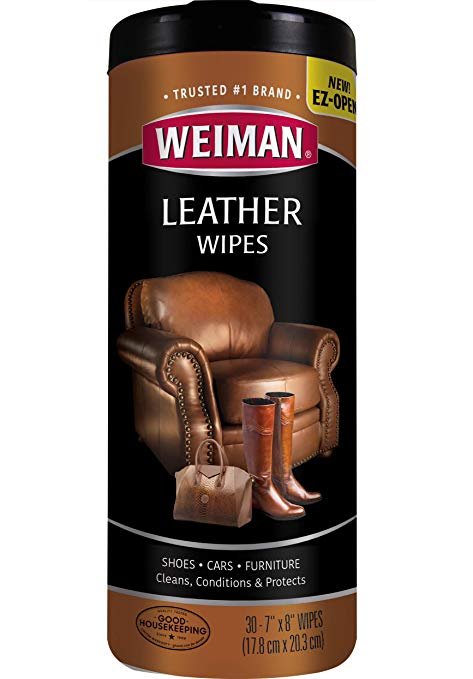 Weiman 皮革清洁滋养护理湿巾 30片