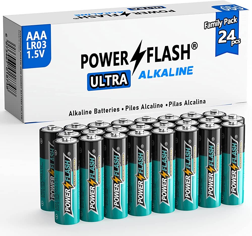 24 节 AAA 电池，三 A 电池，持久耐用，防漏设计