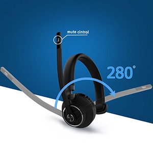 Bluetooth Headset with Microphone,Willful M91 Wireless Headset with Noise Cancelling Sound,Comfortable Extra Cushion, Strong BT Signal
蓝牙耳机