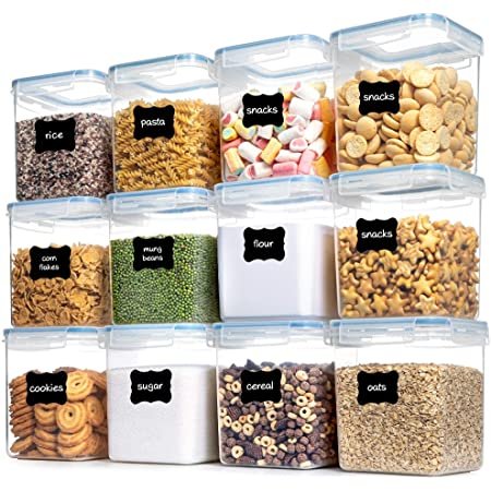 HOOJO Airtight Food Storage Containers with Lids