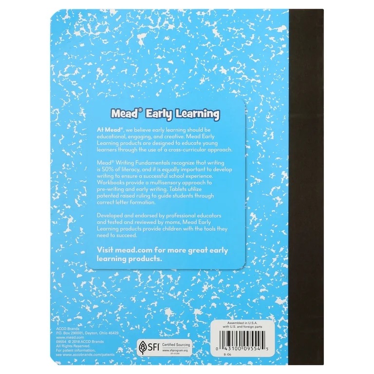 Mead Primary Journal Half Page Ruled 100 Count - Early Learning - Walmart.com