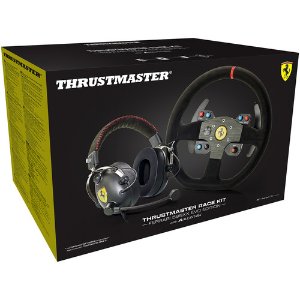Thrustmaster Ferrari Alcantara 方向盘耳机竞速套装