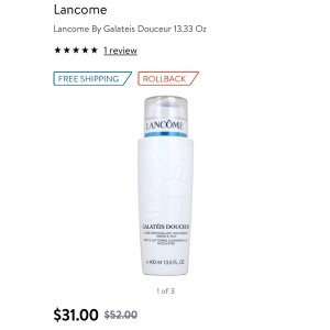 $31 Lancome By Galateis Douceur 13.33oz 5.9折