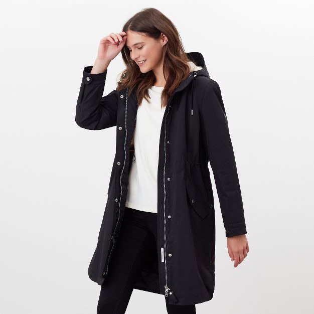 Joules Womens Loxley Cosy Waterproof Padded Raincoat : Target