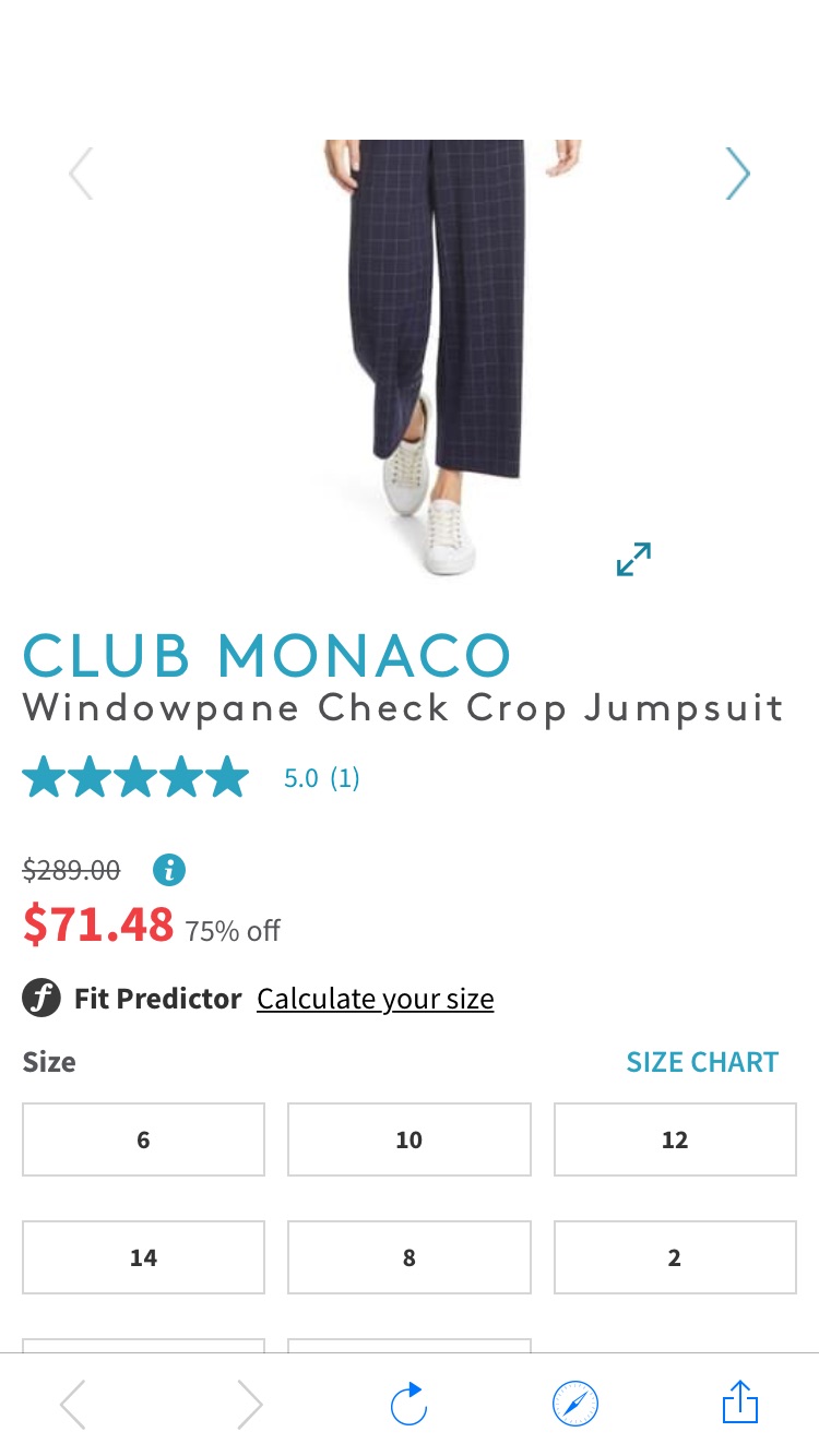CLUB MONACO | 格紋吊帶褲| Nordstrom Rack