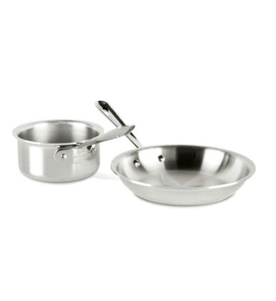 All-Clad 2-Piece D3 Stainless Steel Cookware Set