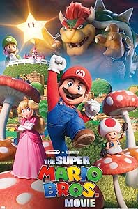 Amazon.com: Trends International The Super Mario Bros. Movie - Mushroom Kingdom Key Art Wall Poster: Posters &amp; Prints