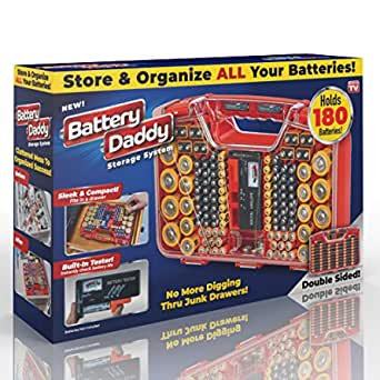 Ontel Battery Daddy 180 Battery Organizer
