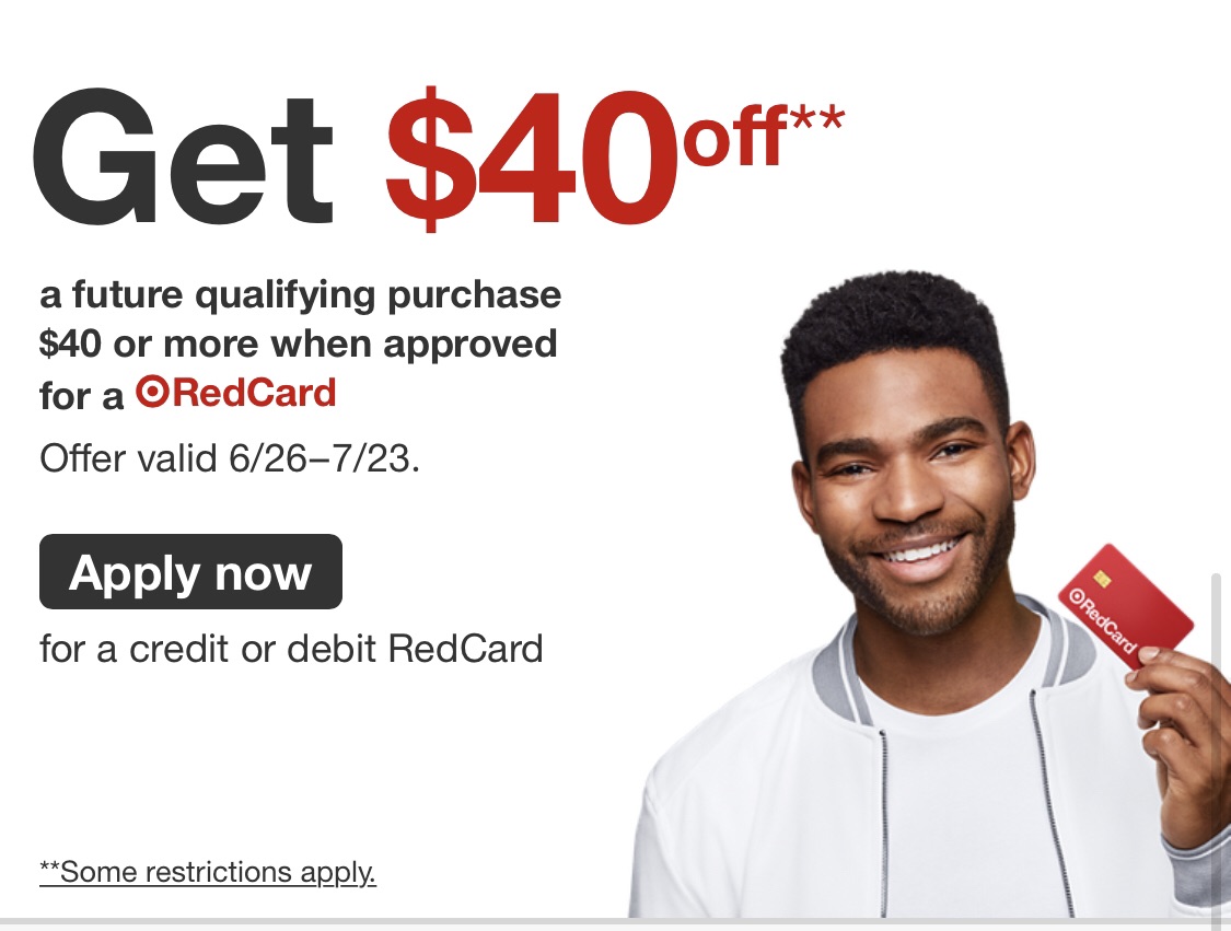 RedCard: Save 5% at Target｜塔吉特百货申请红卡活动
