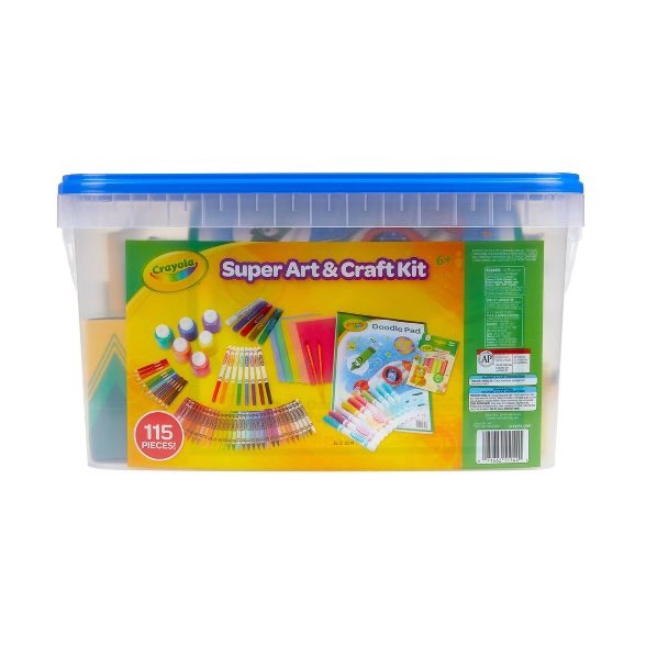 Crayola 115pc Kids' Super Art & Craft Kit : Target半价画笔礼盒