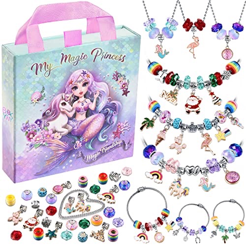 Amazon.com: COO&KOO Charm Bracelet Making Kit, A Unicorn Girls Toy That Inspires Creativity and Imagination, Crafts for Girls Ages 8-12 with Jewelry Making Kit Perfect Gifts for 6 7 8 9 10 Girls Self-
