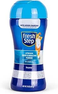 Fresh Step Litter Box Charcoal Odor Eliminating Powder