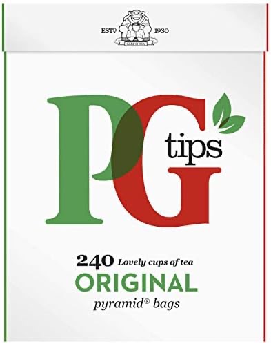 Amazon.com : PG Tips 240 Original Pyramid Tea Bags from Great Britain : Grocery & Gourmet Food
