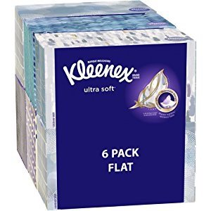Kleenex Ultra Soft Facial Tissue Cube (18 boxes, 75 tissues per box)