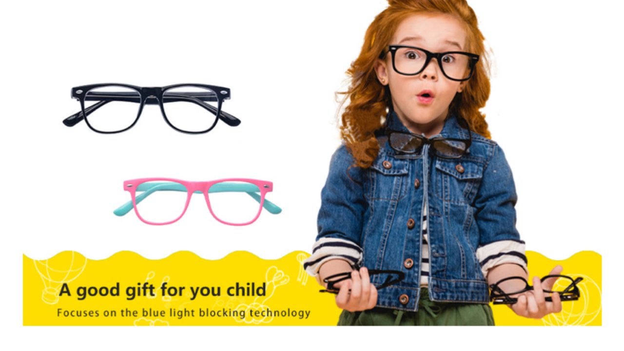 保护宝宝眼睛—防蓝光眼镜 