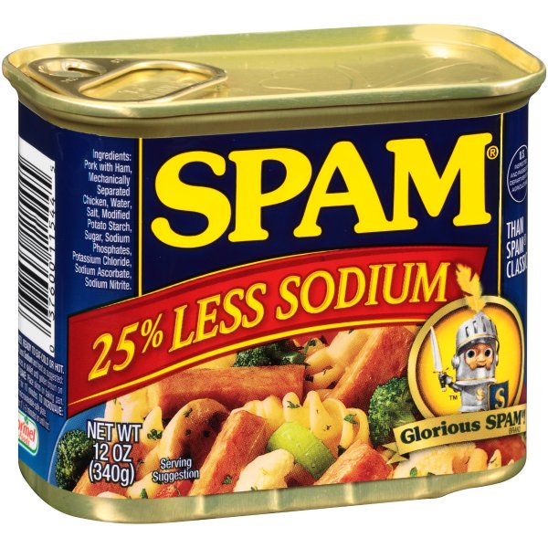 SPAM® 25% Less Sodium 12 oz. Can