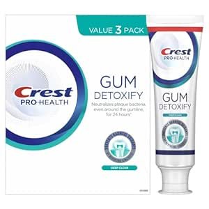 Crest Pro-Health Gum Detoxify Deep Clean Toothpaste 4.8 oz Pack of 3