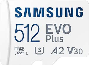 EVO Plus 512GB 130MB/s microSDXC 存储卡