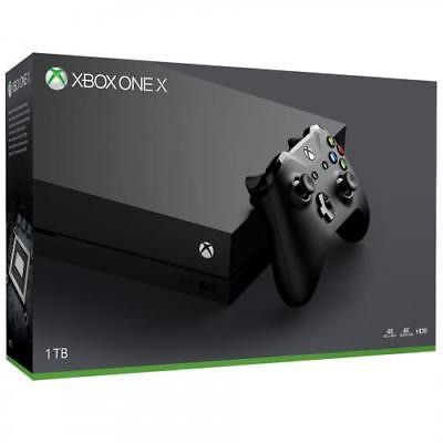 微软游戏机 Xbox One X 1TB Black Console | eBay