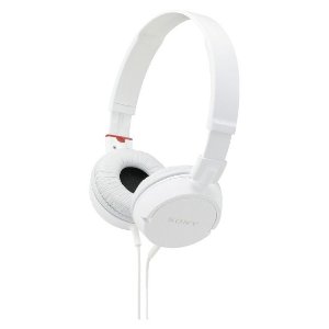 Sony MDR-ZX110-WHI Foldable Headphones