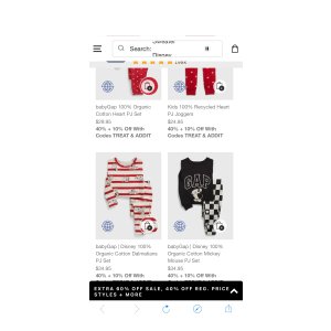 $24.95 Spread the love this Valentine s Day with outfits for the kiddos. Shop shirts, comfy PJs, and more available in fun pink and red colors here at Gap here. Gap:舒适可爱的情人节风格,他们会爱上 L-O-V-E。 选购爱情系列