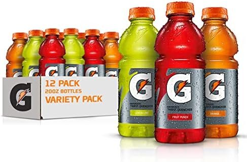 Thirst Quencher Sports Drink, Variety Pack, 20oz Bottles, 12 Pack
