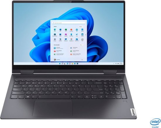 开箱版，Lenovo Yoga 7i 2-in-1 15.6" Touch Screen Laptop Intel Core i5 8GB Memory 256GB Solid State Drive Slate Grey 82BJ007TUS/82BJ0001US - Best Buy