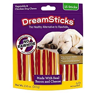 DreamBone DreamSticks With Real Bacon And Cheese 宠物磨牙零食
