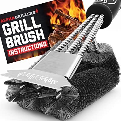 GRILLART Grill Brush and Scraper - Extra Strong BBQ Cleaner Accessories