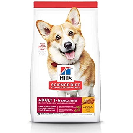 Amazon.com: Hill's Science Diet Dry Dog Food, Adult, Small Bites, Lamb Meal & Brown Rice Recipe, 33 lb Bag (2037): Pet Supplies终于打折了